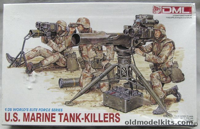 DML 1/35 US Marine Tank Killers, 3012 plastic model kit